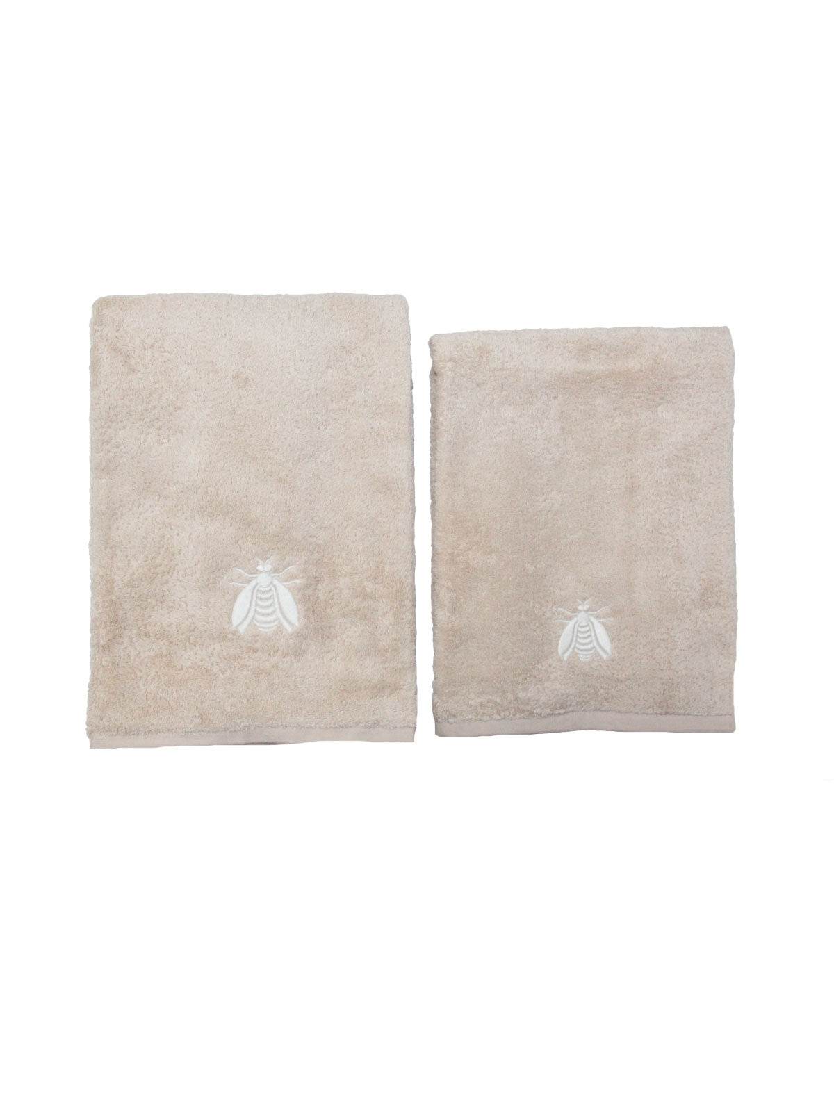 Asciugamani Coppia 1+1 Biancheria Bath Essential Api 1+1 Mastro Raphael - evabiancheria